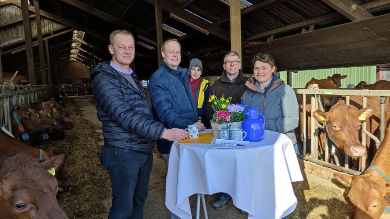 Thomas Jepsen zu Gast bei Familie Greggersen in Schwackendorf Thomas Jepsen zu Gast bei Familie Greggersen in Schwackendorf