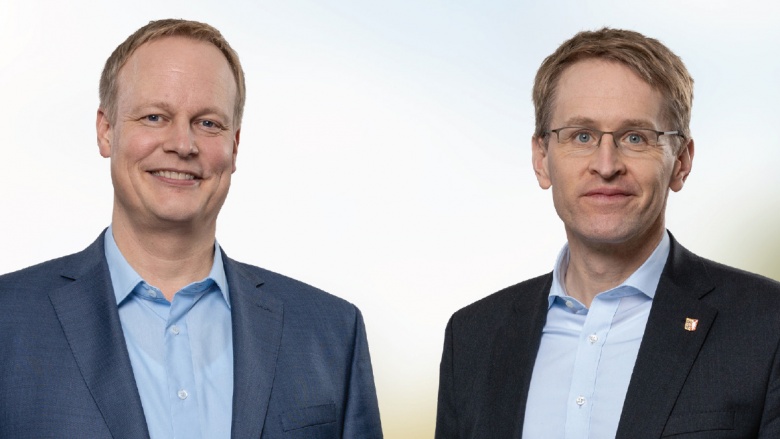 Thomas Jepsen mit Daniel Günther