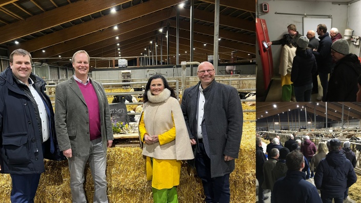 Thomas Klömmer, Thomas Jepsen, Gitta Connemann und Stefan Lange